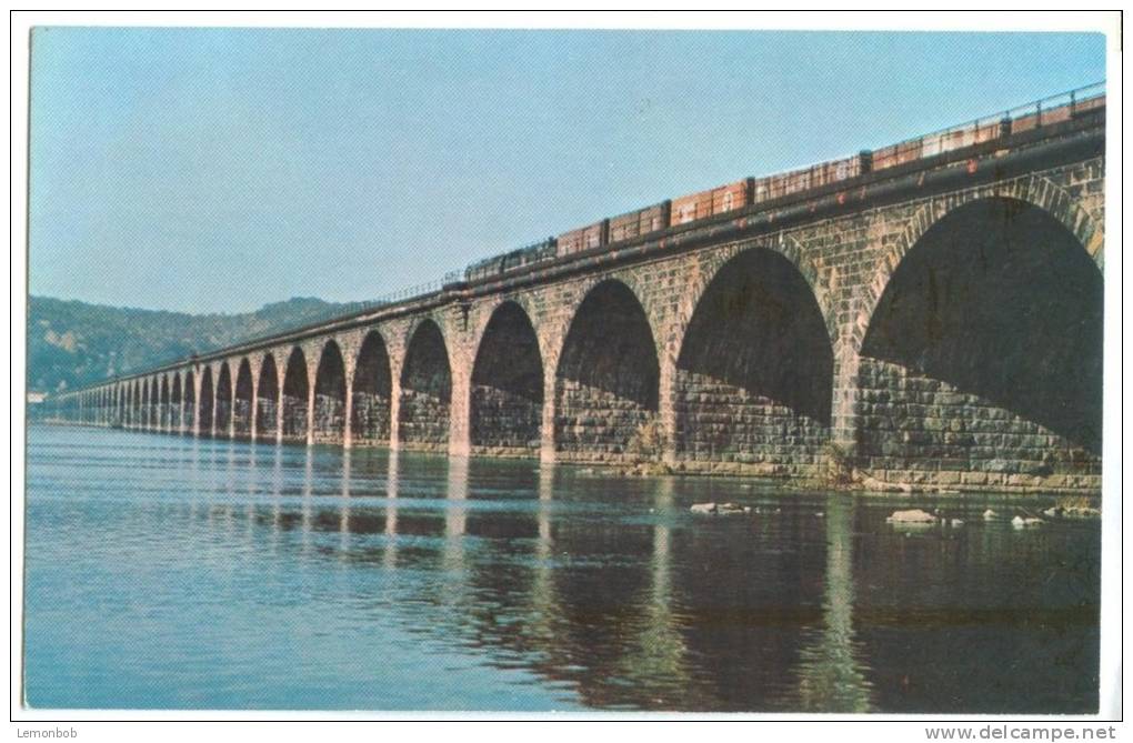 USA, Rockville Bridge, Harrisburg, Pennsylvania, Dated, Unused Postcard [13002] - Harrisburg