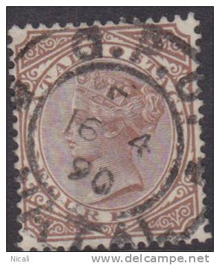 NATAL 1882 4d Brown QV SG 102 U XS221 - Natal (1857-1909)