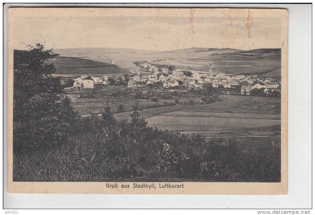 5536 STADTKYLL Bei Gerolstein,  Ortsansicht 1931, Briefmarke Fehlt - Gerolstein