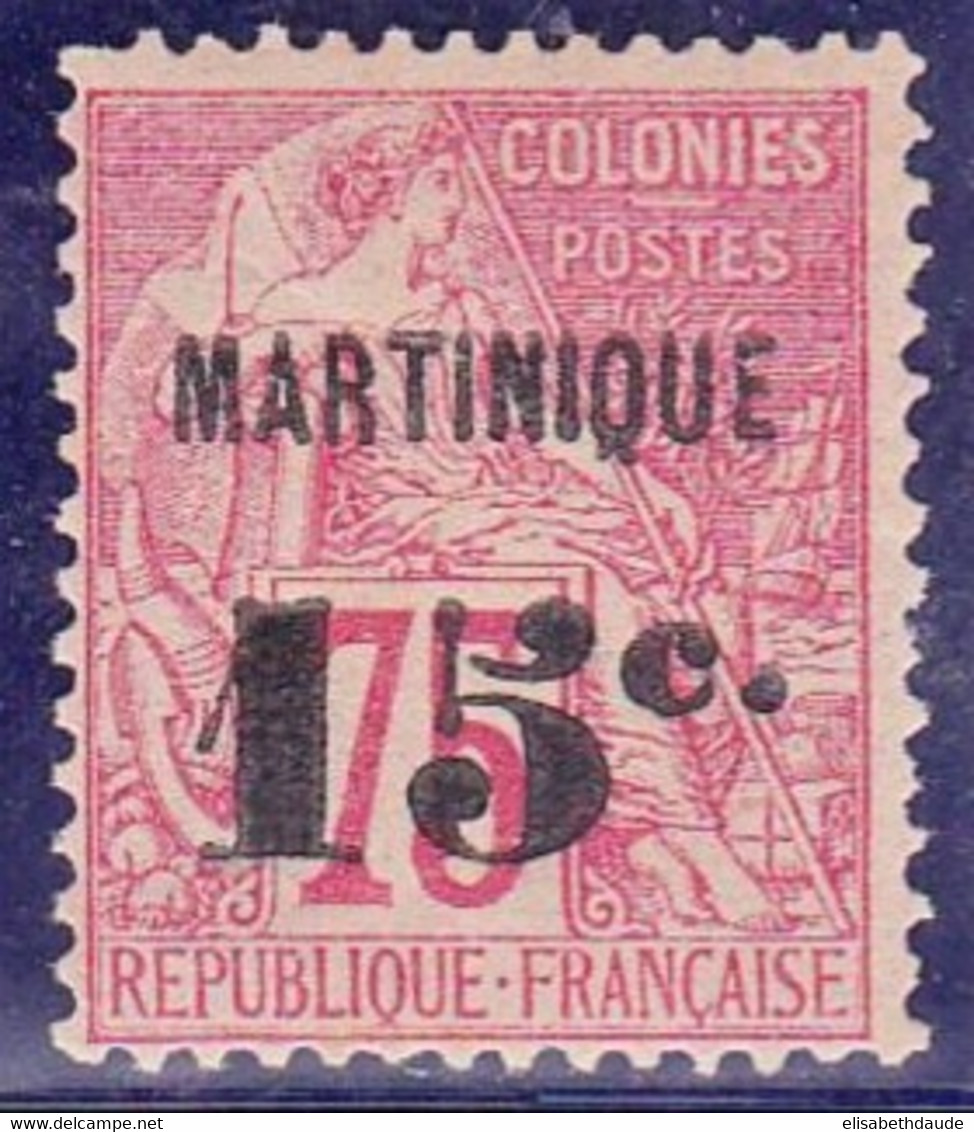 MARTINIQUE - YVERT N°18 * MLH - COTE = 245 EURO - Unused Stamps