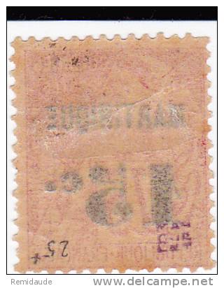 MARTINIQUE - YVERT N°18 * MLH - COTE = 245 EURO - Unused Stamps