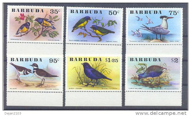 Great Britain Former Colony Barbuda Birds MNH ** - Otros & Sin Clasificación