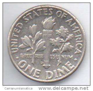 STATI UNITI 1 DIME 1962 AG - 1946-...: Roosevelt