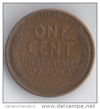 STATI UNITI 1 CENT 1940 - 1909-1958: Lincoln, Wheat Ears Reverse