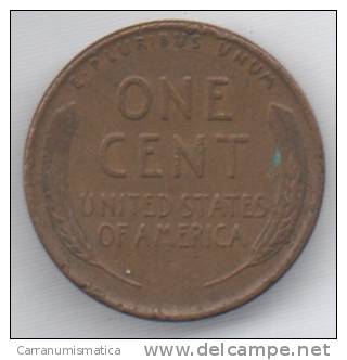 STATI UNITI 1 CENT 1948 - 1909-1958: Lincoln, Wheat Ears Reverse