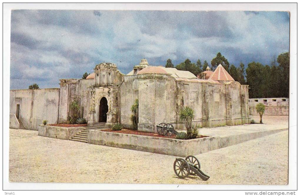 AMERICA MEXICO THE LORETO FORT AT PUEBLA OLD POSTCARD - Messico