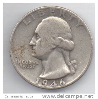 STATI UNITI QUARTER DOLLAR 1946 AG - 1932-1998: Washington