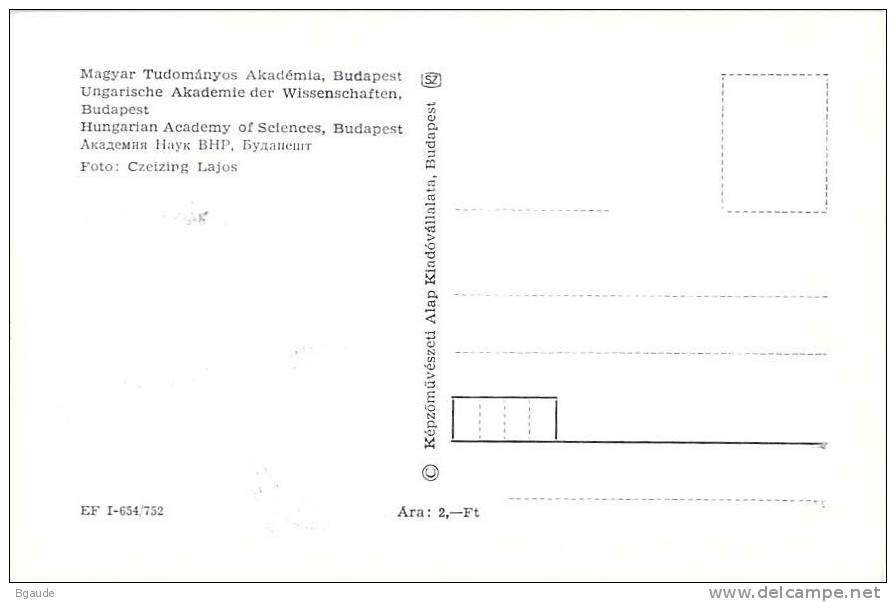 HONGRIE CARTE MAXIMUM NUM.YVERT  2437 ACCADEMIE DES SCIENCES - Maximumkarten (MC)