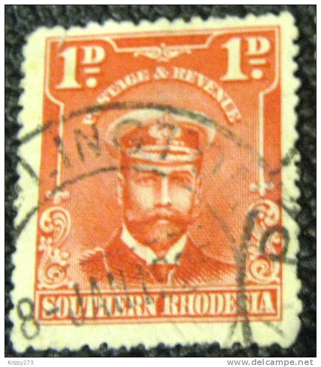 Southern Rhodesia 1924 King George V 1d - Used - Rhodésie Du Sud (...-1964)