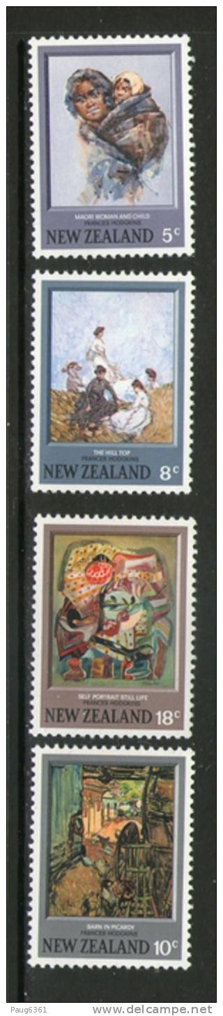 NOUVELLE-ZELANDE 1973 PEINTURES YVERT N°590/93 NEUF MNH** - Nuevos