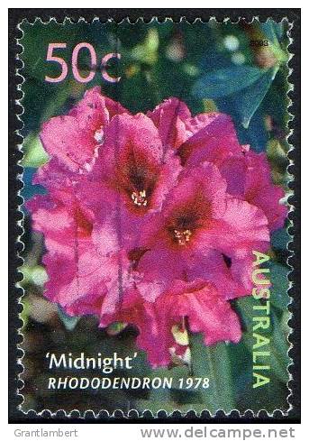 Australia 2003 Horticulture - Flowers 50c Rhododendron 1978 Midnight Used - Gebraucht