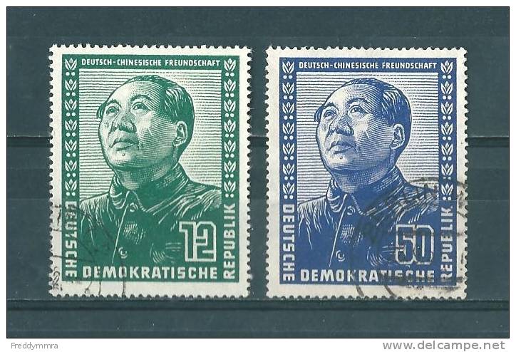 Allemagne - DDR: 38& 40 Oblit  (Mao) - Mao Tse-Tung