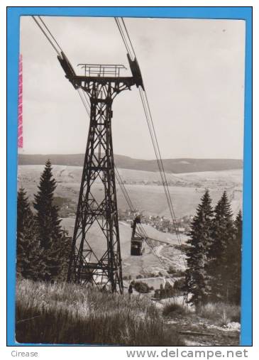 OBERWIESENTHAL - TELECABIN, TELEFERIC  Postcard + Stamps Rubens 2 Scan - Oberwiesenthal