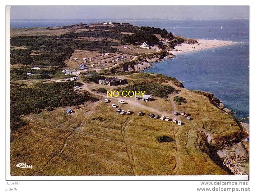 ILE DE GROIX  -  Vue Aérienne - Les Grands Sables Et Les Sables Rouges - - Groix