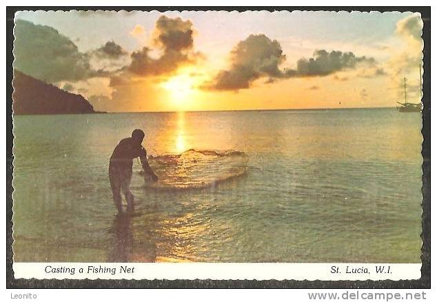 ST. LUCIA Antilles West Indes Stamp Suriname - Sainte-Lucie