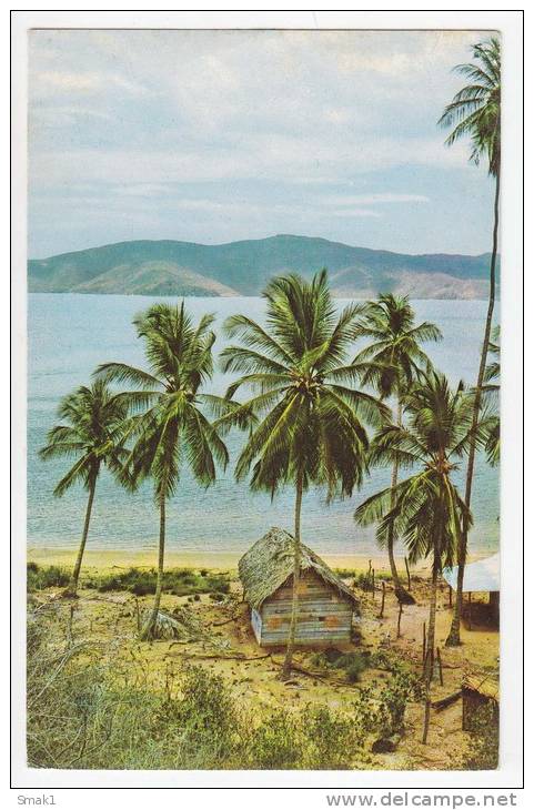 AMERICA VENEZUELA THE SANTA FE BEACH OLD POSTCARD - Venezuela