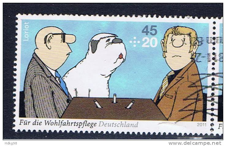 D Deutschland 2011 Mi 2836 Loriot - Used Stamps