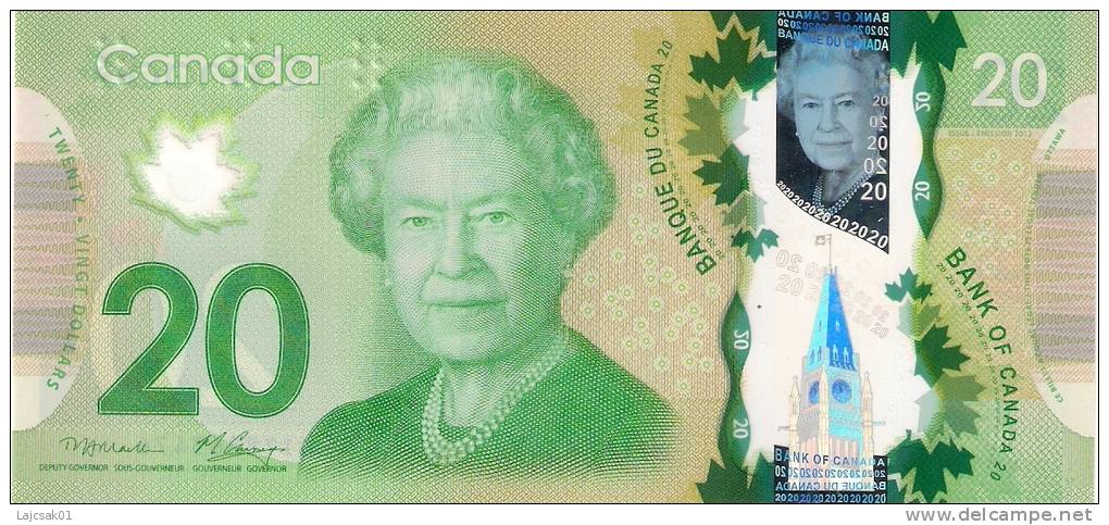 Canada 20 Dollars 2012. UNC Polymer - Kanada