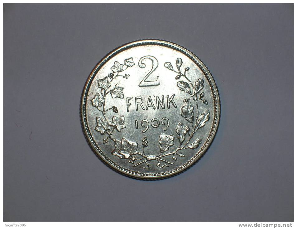 Bélgica 2 Francos 1909  Belgie UNC (4657) - 2 Francs
