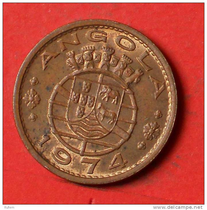 ANGOLA  1  ESCUDOS  1974   KM# 76  -    (1298) - Angola