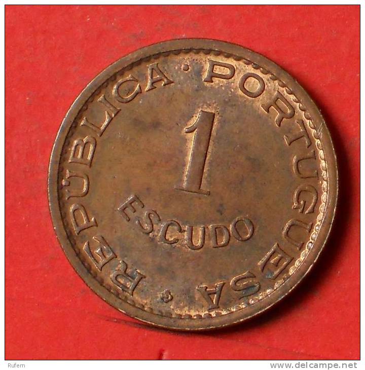 ANGOLA  1  ESCUDOS  1974   KM# 76  -    (1298) - Angola