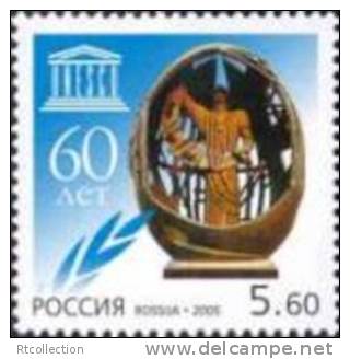 Russia 2005 60th Anniversary Of UNESKO United Nation Commuity Organization Architecture Momument UNESCO MNH Scott 6928 - UNESCO