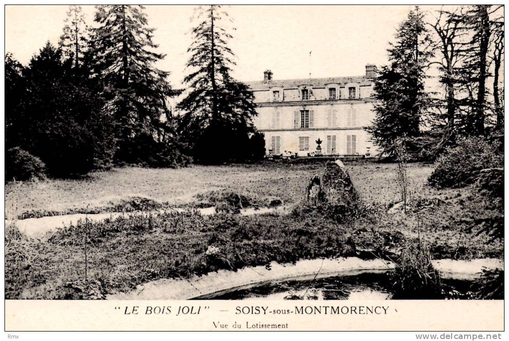 SOISY Sous MONTMORENCY   Le Parc  Le Bois Joli  Vue Du Lotissement Carte En Très Bon état - Soisy-sous-Montmorency