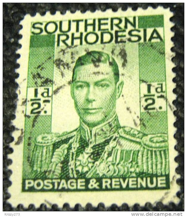 South Rhodesia 1937 King George VI 0.5d - Used - Rhodesia Del Sud (...-1964)