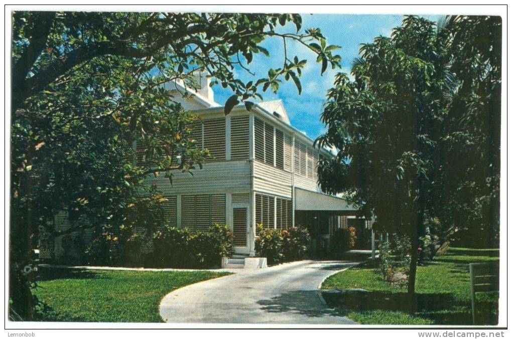 USA, The Little White House, Naval Station At Key West,  1983 Used Postcard [13069] - Key West & The Keys