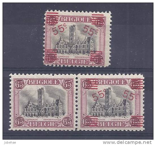 Belgie Postfris Frais Poste YT 188-188A - Unused Stamps