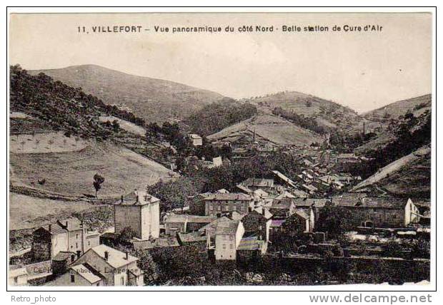 Villefort, Vue Panoramique Du Côté Nord, Belle Station De Cure D'air - Villefort