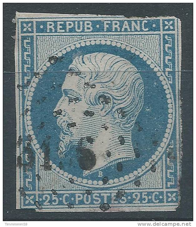 Lot N°20717  N°10, Oblit PC 3196 ST MARTIN-DE-RE (16), Ind 4 - 1852 Luigi-Napoleone
