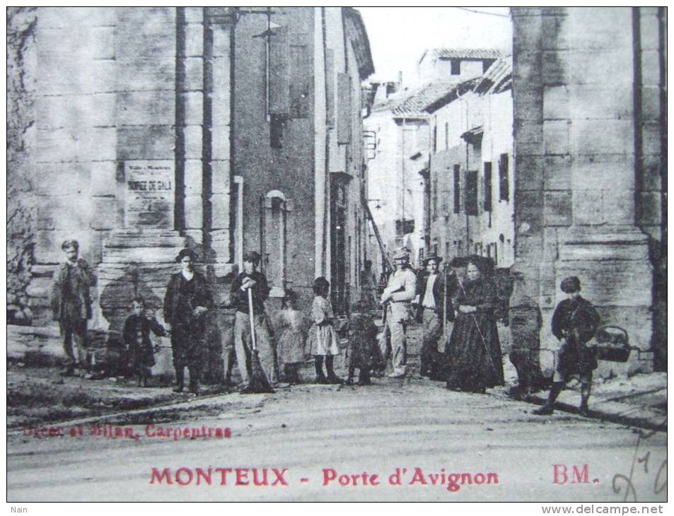 84 - MONTEUX - PORTE D'AVIGNON - Voir L'état. - Monteux