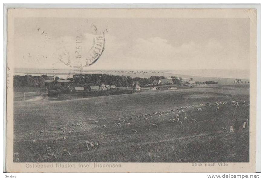 Germany - Ostseebad Kloster - Insel Hiddensee - Blick Nach Vitte - Hiddensee