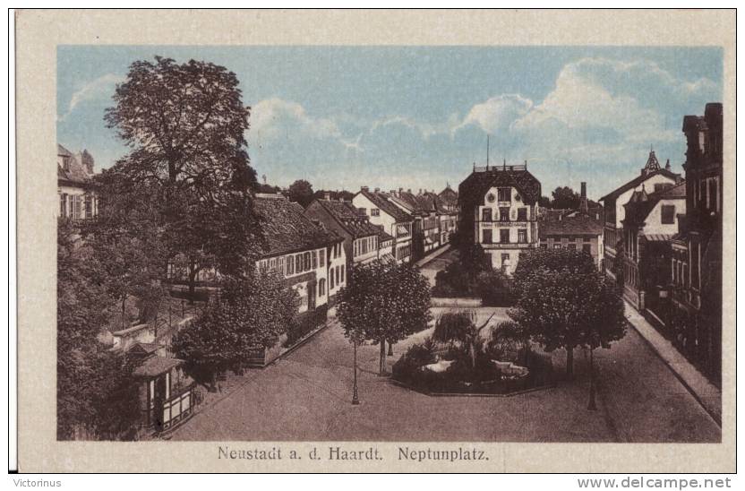 NEUSTADT A. D. HAARDT,  Neptunplatz, 1922 - Neustadt (Weinstr.)