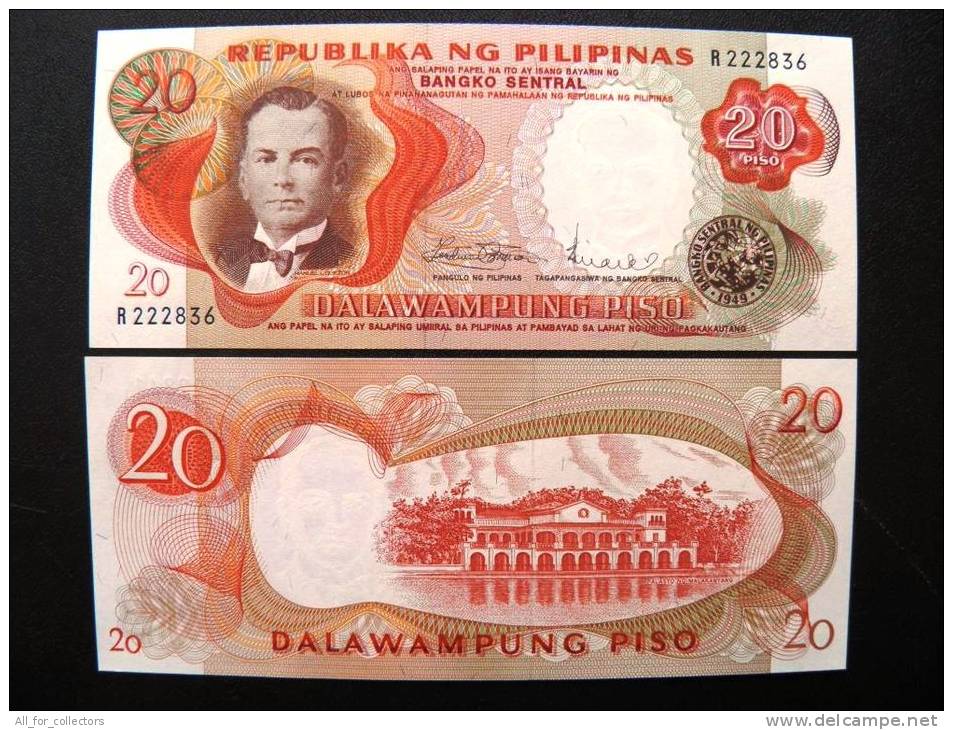 UNC Banknote From Philippines 20 Pesos #145b, Palace - Philippines