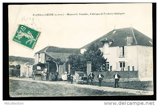 78 FLINS SUR SEINE / Maison O. Paumier, Fabrique De Produits Chimiques / - Flins Sur Seine