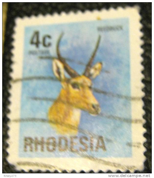 Rhodesia 1974 Reedbuck 4c - Used - Rhodesien (1964-1980)