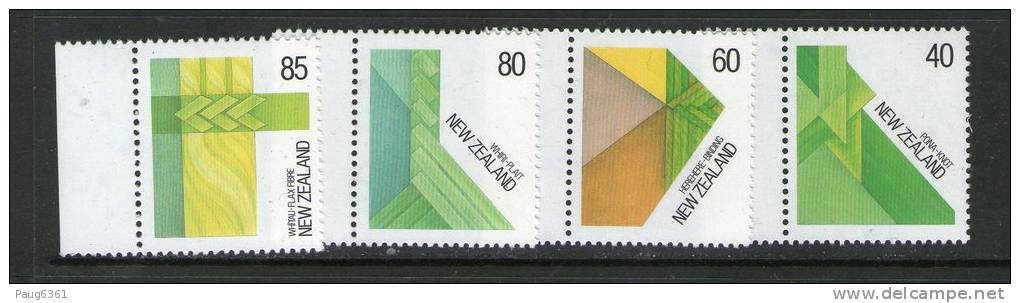 NOUVELLE-ZELANDE 1987 TEXTILE YVERT N°970/73 NEUF MNH** - Unused Stamps