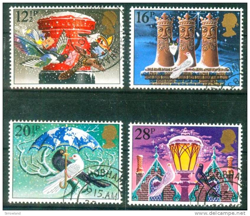Großbritannien  1983  Weihnachten  (4 Gest. (used))  Mi: 970-73 (3,00 EUR) - Used Stamps