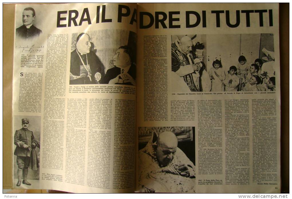 PBK/45 RADIOCORRIERE TV N.24/1963/PAPA GIOVANNI/SCIA´ DI PERSIA/GIORGIO GABER - Televisione