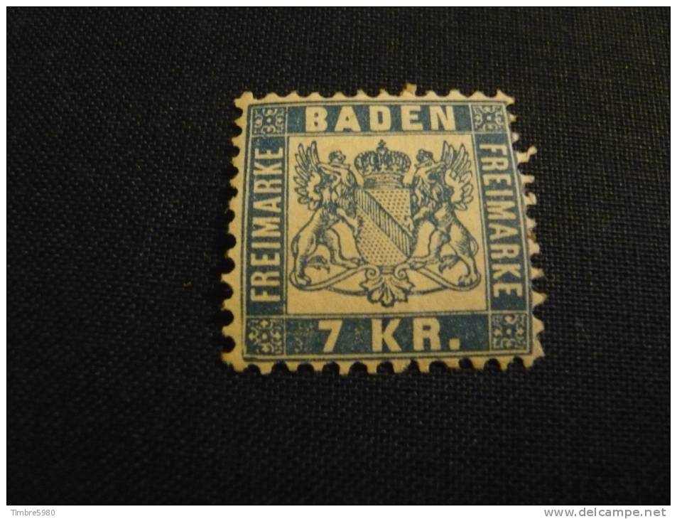 BADE N° 25    COTE :  50  Euros   * - Neufs