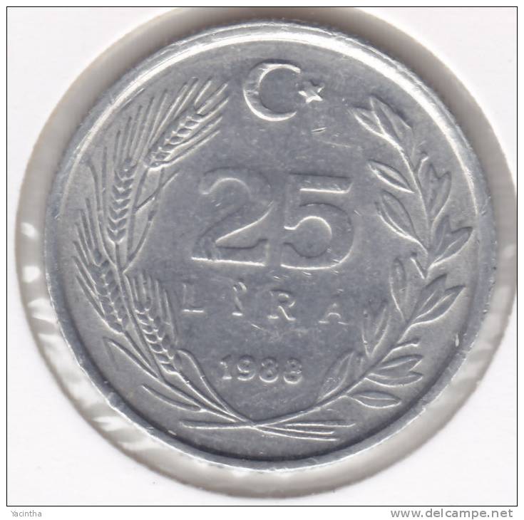 @Y@   Turkije  25 Lira 1988          (2021) - Turquia