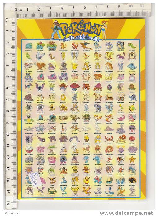 PO6810B# SERIE PERSONAGGI POKEMON - NINTENDO - CARTONI ANIMATI GIAPPONESI - MANGA  No VG - Bandes Dessinées