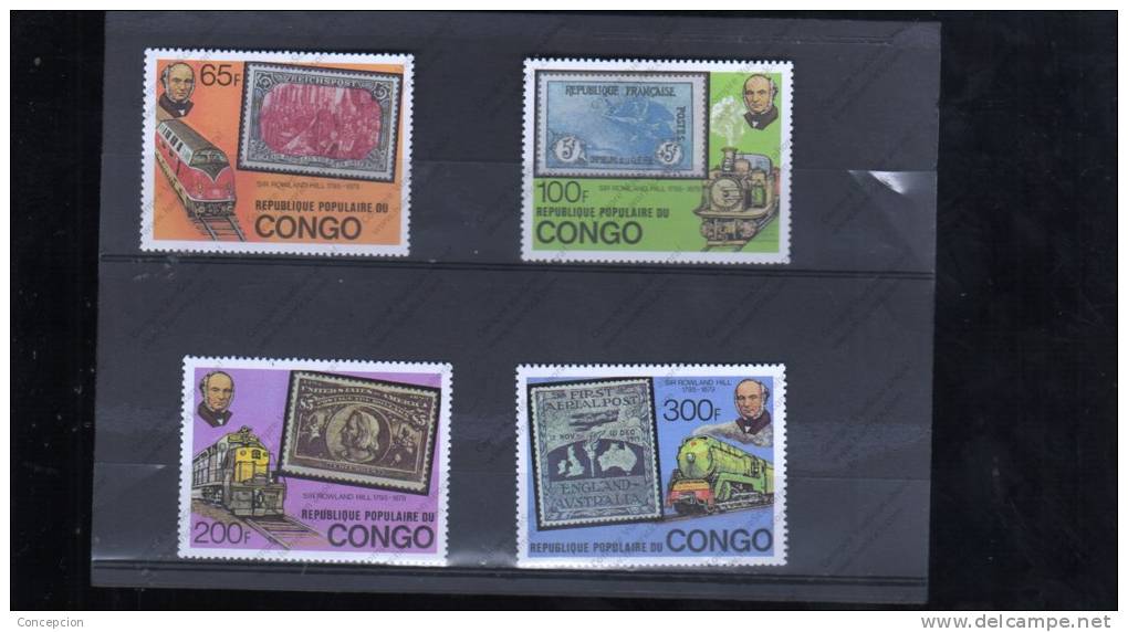 CONGO Nº 544 AL 547 - Rowland Hill