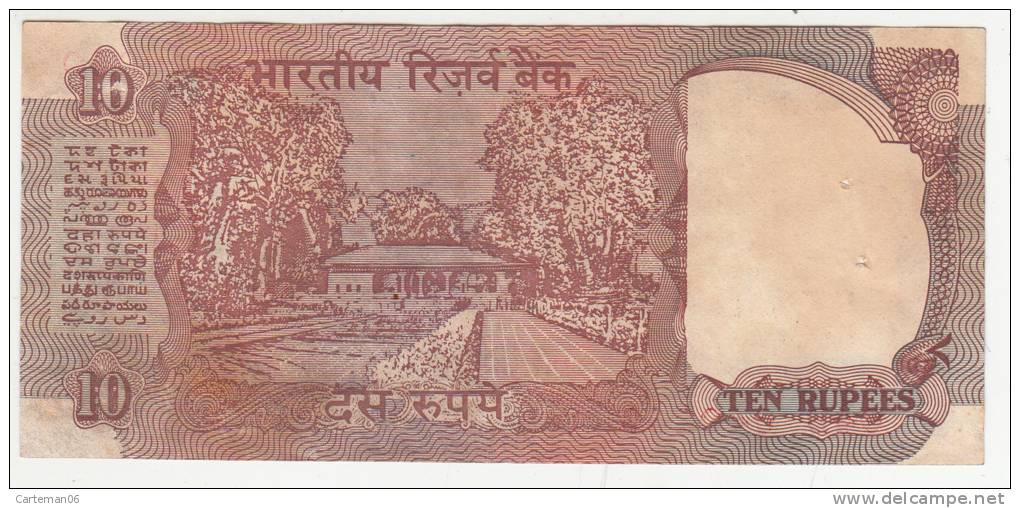 Billet - Inde - 10 Rupees - Indien