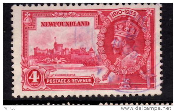 Newfoundland 1935 4 Cent Silver Jubilee Issue #226 - 1908-1947