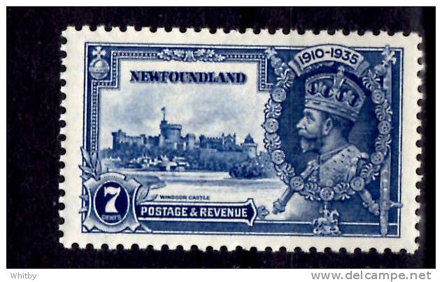 Newfoundland 1935 7 Cent Silver Jubilee Issue #228 - 1908-1947