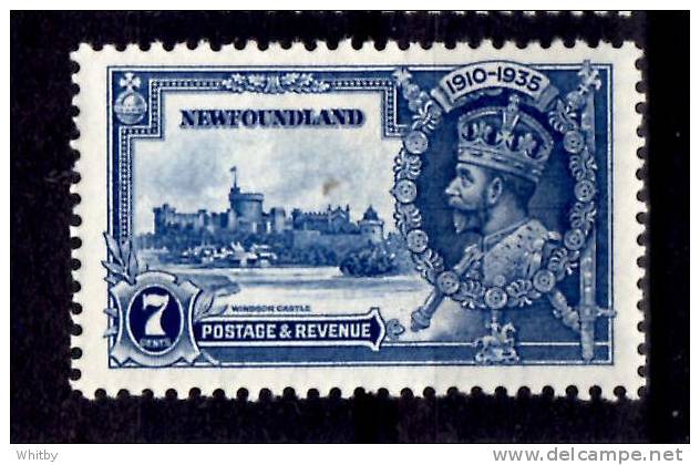 Newfoundland 1935 7 Cent Silver Jubilee Issue #228 - 1908-1947