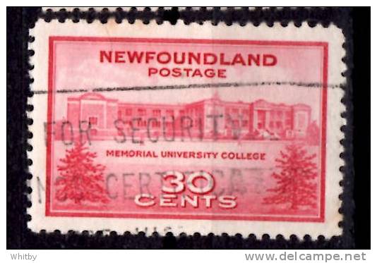 Newfoundland 1943 30 Cent Memorial University Issue #267 - 1908-1947